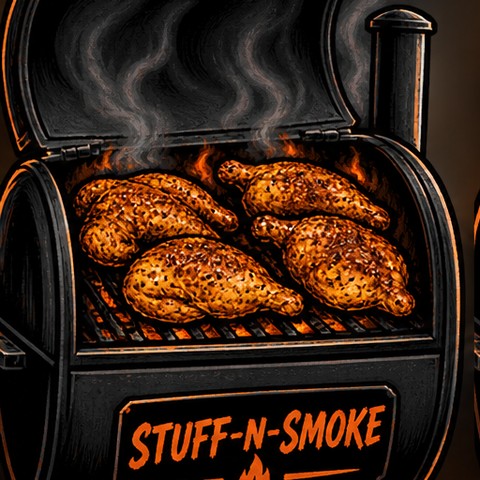 Stuff N Smoke Chicken