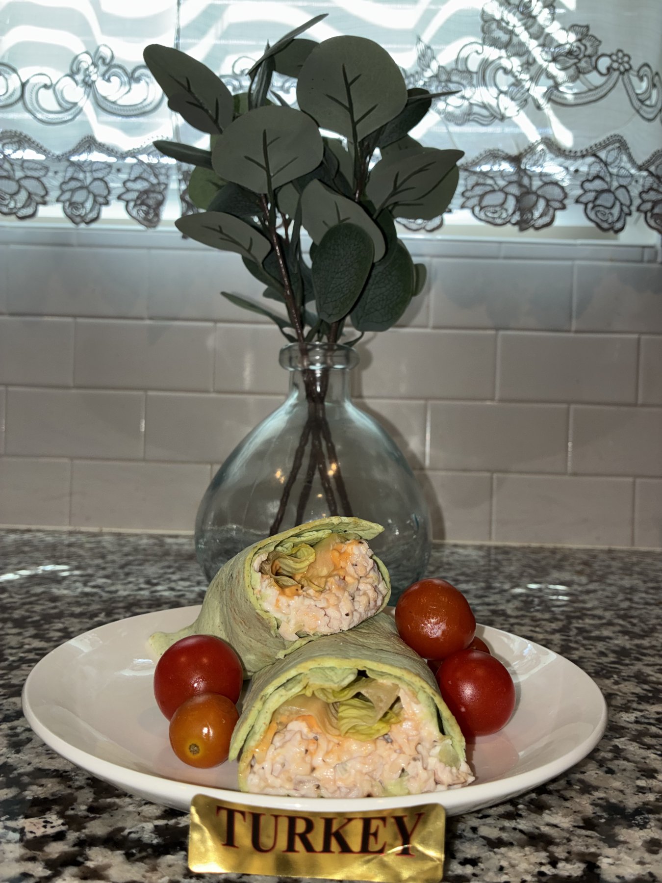 Stuff N Smoke smoked turkey wrap